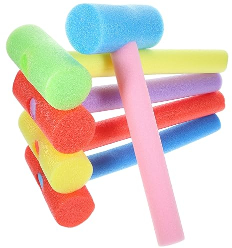 5pcs kids foam children small hammer Mini Hammer Toys Self- Assembly Hammer Toys hammer Foam Hammer