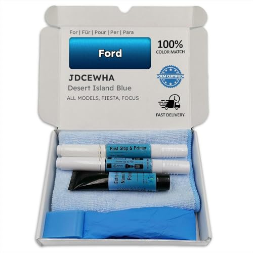 Genuine Colors Lackstift Desert Island Blue JDCEWHA für Ford Blau Fiesta Focus