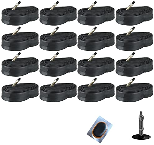 16 x Roverstone Fahrradschlauch 27,5 / 28 / 29 Fahrrad Schlauch mit DV inkl. Schlauchflicken