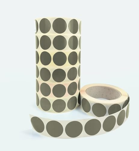 Print&Stick | Bunte Markierungsklebepunkte Ø 20 mm - 1000 Stück - Hellgrau
