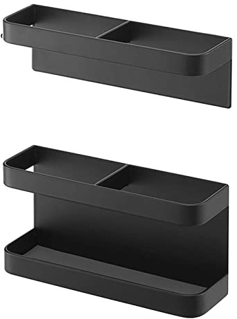 Umbrella Stand Holder Indoor, Magnetic Space Saving Umbrella Stand No Punching, Durable Height Adjusting Wall Mounted Umbrella Holder Rack for Hotel Hallway for Home Office(Black)