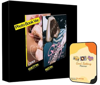 TAEMIN GUILTY Album [PHOTOBOOK (2 TYPE SET)]+Pre Order Benefits+BolsVos Exclusive K-POP Inspired Digital Merches (Goal Setting Planner, Sticker Pack)
