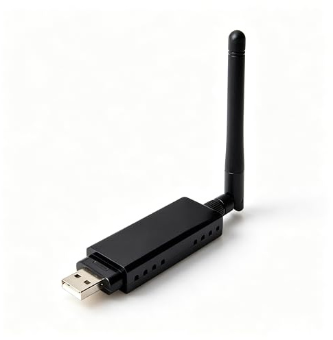 Sxhlseller Netcard Wireless AR9271 con Adattatore Antenna 2DBI Rimovibile, Adattatore WiFi USB Wireless Trasmissione Internet Veloce, Accesso Stabile, Adatto per
