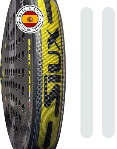 NAYAINOVA Protector Pala de Padel - Protector Pala Padel Transparente 35 x 370mm Ligero, Rugoso y Duradero - Padel Accesorios - Fabricados en España - Pack de 2 Unidades