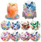 MOGTAA 8 STK Diamond Painting Untersetzer mit Halter, Diamond Painting Bunte Schmetterling, Diamant Malerei Set Bilder Erwachsene Kinder, DIY Diamant Tassenuntersetzer mit Kork, für Home Dekor