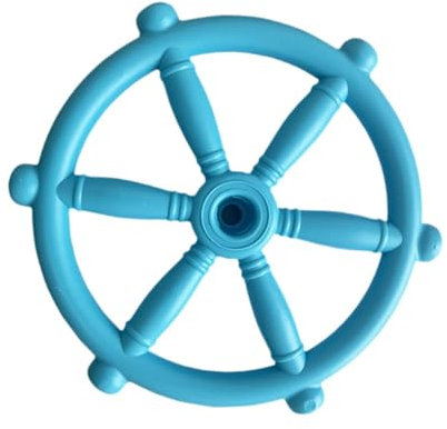 Perfeclan Outdoor Steering Wheel Child Climbing Frame Kits Attachment Outdoor Playhouse Equipment Tree House for Kids Children Ages 3+