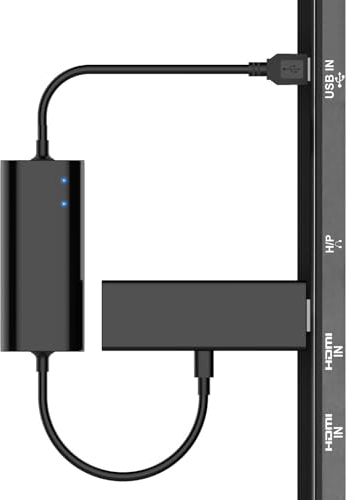 Stromkabel Netzteil für TV Stick, Kabel Ladekabel Netzkabel Stromstärke erhöhen für mehr Klarheit, Versorgt Streaming TVSticks Direkt