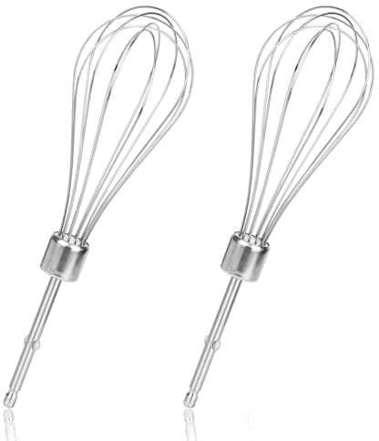 2 Pzs Accesorios para Batidoras de Mano, Acero Inoxidable Hand Mixer Attachments Piezas de Batidora Eléctrica para Hamilton Beach Batidora de Mano 62682RZ 62692 62695V 64699 (12 Palitos)