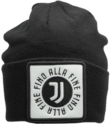JUVENTUS Unisex 133472 Juve Beanie-Mütze, Schwarz, One Size