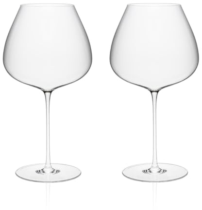 COUZON - Verre à vin - Lot de 2 - Altis - Cristallin ultra léger et résistant, Contenance 88 cl, Dimensions : H23 cm x Diamètre 12.1 cm - Transparent