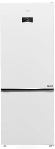 Beko AeroFlow HarvestFresh CNG4793VW 192cm 70/30 Frost Free Fridge Freezer – White – E Rated, 490L, Digital Display