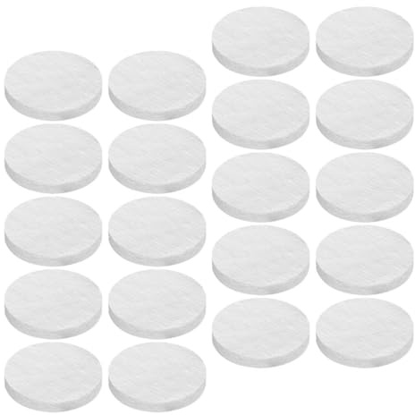 Beavorty Lot de 20 Mèches en Laine Céramique pour Foyer Rond, Isolation Thermique Résistante à Haute Température, Adaptées aux Braseros Portables et Cheminées de Table, Recharge