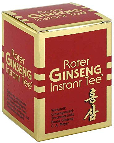 KGV Roter Ginseng, 50 g Instant Tee mit Extrakt der 6-jähriger koreanischen Panax Ginseng Wurzel