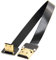 JSER CYFPV 90 Degree Up Angled FPV Mini HDMI Male to HDMI Male FPC Flat Cable 20cm Compatible for FPV HDTV Multicopter Aerial Photography