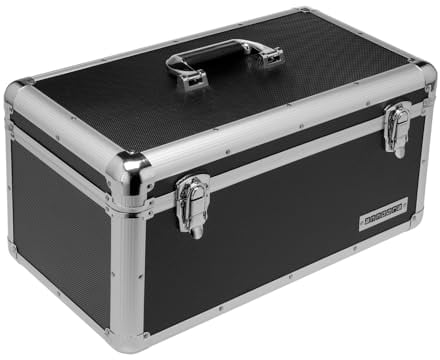 anndora Werkzeugkoffer 28 Liter - XL Werkzeugkasten Werkzeugbox - schwarz