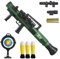 FeiWen Jouet Lance-roquettes Peut Tirer Un Pistolet à Balle Souple de mortier Modèle Militaire Éjection électrique Jouets pour Enfants