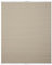 Lichtblick Thermo-Plissee Klemmfix, ohne Bohren, verspannt, Wabenplissee, Blickdicht, Hitzeschutz, Klemmträger, Energie und Heizkosten sparen Creme,90 cm x 130 cm (B x L)