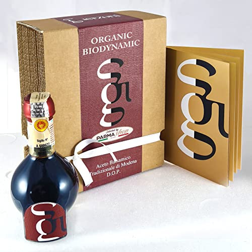 Vinaigre Balsamique Traditionnel de Modena AOP - Biologique - Biodynamique - Affinato - Âgé Plus de 12 Ans - Italie