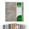 casa pura | Fairplay Béton | Sol en vinyle au mètre - Aspect bois carrelage - Revêtement de sol en PVC - Revêtement de sol | 100 x 250 cm