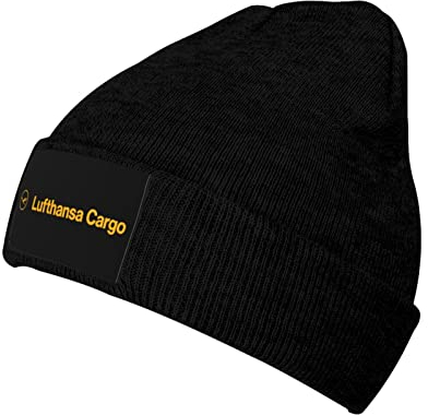 Lufthansa Strickmütze Erwachsene Beanie Mütze Outdoor Warme Winter Strickmütze Skull Cap für Damen Herren