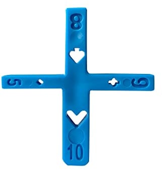 Abstandshalter für Deckbretter,blaue Farbe,4 Größen,5 mm,6 mm,8 mm,10 mm,roter Wandabstandshalter,Fliesenabstandshalter,50 Stück/Paket