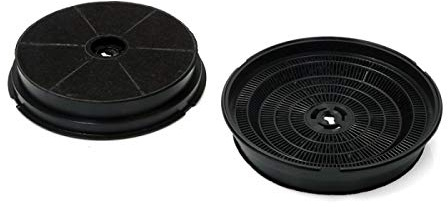 GDE - Aktivkohlefilter für Dunstabzugshaube X2, kompatibel mit Beko, Electrolux: Durchmesser 180-190 mm, AMC62, FCV17
