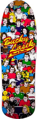 Powell Peralta Bucky Lasek Stadium '02' Skateboard-Deck, lila Oberseite, 25,4 x 80 cm
