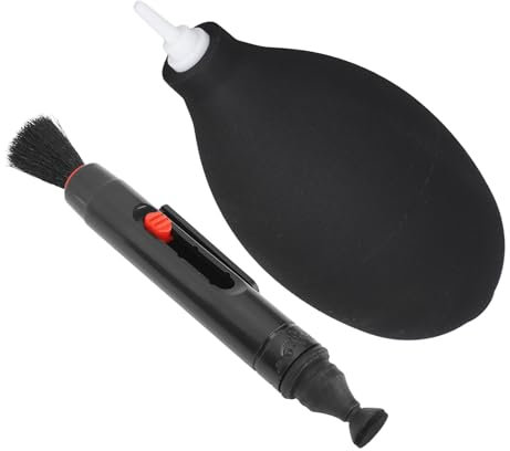 Kit de Nettoyage d'objectif d'Appareil Photo, Stylo de Nettoyage d'objectif Antistatique Portable 4 en 1 pour Appareil Photo Numérique (Black)