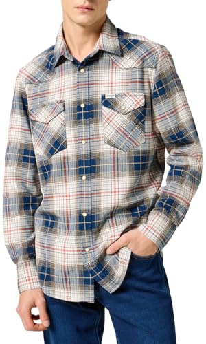 Wrangler Herren Hemd Western Shirt, Regular Fit