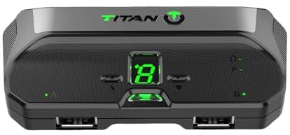 Titan Two Device Crossover Gaming Adapter and Converter for PS5(Remote Play) PS4 PS3 Xbox One 360 Nintendo Switch. Controller Emulator, Programmable Scripts, Macros, Mods, Remapping, Keyboard, Mouse.