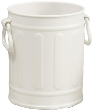 Yosoo Health Gear Plastic Pen Holder, Round Pencil Pot Desk Organiser Cute Large Capacity Makeup Storage Stationary Desk Tidy Organiser Container for Home School Office (White)