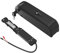 Yasco 36V 18Ah 750W Ebike Akku Elektro Fahrrad Batterie Lithium Ionen Fahrrad Batterie mit Ladegerät, eBike Umbausatz (36v 18ah 4-Stifte Installations Platte)
