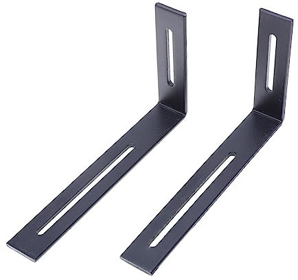 WOONEKY 2stücke Förmige Eckwinkel Verstellbare Metallwinkel Für Möbel Stabiler Verbindungselement Für Regale Tische Betten Und Mehr Geeignet Für Innen Und Außenanwendungen