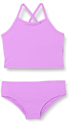 Amazon Essentials Mädchen Tankini-Set, Helles Lavendel, 8 Jahre