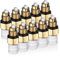 GEAREVER 10 Stück Luftfederung Reparatursatz M8 Ventil für Benz W220 W221 W164, für A6 Allroad C5 C7 A8 D3, für Jaguar XJ, mit Messing Fittings 2203202438 37106796508