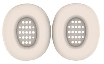 1 Par Silicona Auricular Cubierta para JBL Tune 770NC Auriculares, Almohadillas de Repuesto a Prueba de Sudor y Lavable Earpads Cubiertas Accesorios (Blanco)