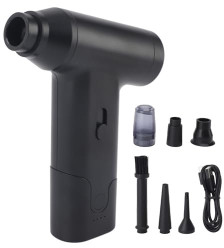 Dépoussiéreur à Air comprimé, Dépoussiéreur électrique, Ventilateur Turbo Portatif à Grande Vitesse, Mini Souffleur d'air Portable, Souffleur à Sec sans Fil pour Clavier