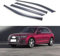 Windabweiser für Audi Q5 SQ5 2018 2019 2020,Autofenster Regenschutz, Regenabweiser, Integrierte Deflektoren,4 Stück