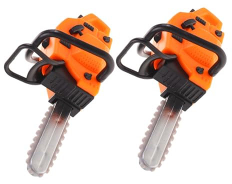 MUSISALY 1:12 Scale Toy Realistic Fake Chainsaw for Boys and Girls for Dollhouse Decor Photo Props