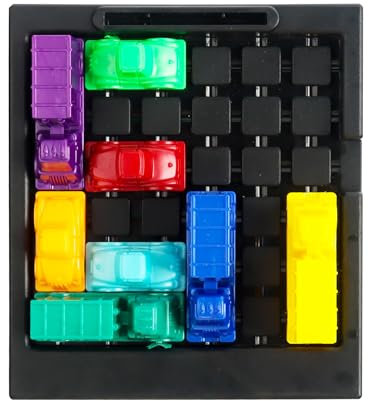 Gxhong Park Spiele, Denken Logik Puzzle Spiele, Stau Logik Spiel, Kinder Knobel Brettspiele Mit 182 Levels, Kinderspielzeug Auto, FüR Jungen MäDchen Denken Puzzle Familienspiel