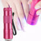 Uv Flashlight for Nails,Handheld Mini UV LED Nail Lamp,Portable Nail Art UV Press Light with Silicone Head,Mini Nail Lamp for Nail Dryer Gel Polish Curing Lamp Quick Dry Lamp Machine Nail Art Tools
