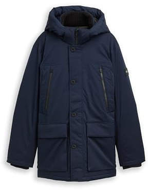 Tom Tailor Herren Arctic Parka mit Abnehmbarer Kapuze