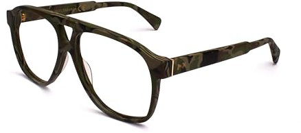 XLAB Tabarca Brille, 55mm, Tarngrün, Photochromes grau, Unisex