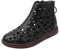 Stivaletti da donna estivi eleganti stivali vuoti comodi traspiranti estivi corti con chiusura lampo tinta unita eleganti scarpe in pelle sandali ortopedici da donna, Z1 nero., 41 EU