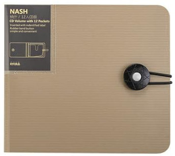 MISUVRSE Fundas para CDs, 12 capacidades, organizador de CD-DVD, bolsa portátil de almacenamiento, 12 bolsillos para viajes en coche