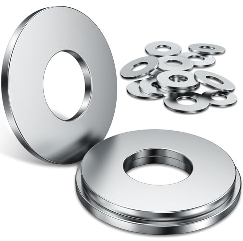 YOOPIN Unterlegscheiben M5 30 Stück, M5x15mm Beilagscheiben, A2 V2A Edelstahl Karosseriescheiben, Flach Unterlegscheiben Edelstahl, Beilagscheiben Set für Schrauben & Muttern