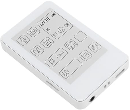 Yanmis Bluetooth MP3 Player 2.7in Ink Bildschirm HiFi Sound Typ-C Ladelladen Elektronisches Buch MP3 Music Player Bluetooth-Konnektivität für Home Outdoor Travel