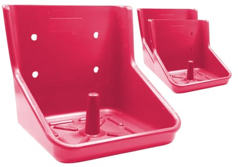 ERPINA® Confezione da 3 supporti per pietra salina a forma di cavallo, per 10 kg di pietre, senza bordi taglienti, stabile, infrangibile, in plastica, per cavalli, bovini, selvatici, per cortile e