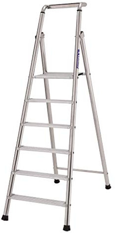 TB Davies 1205-006 Probat 6 Tread Step Ladder, Silver