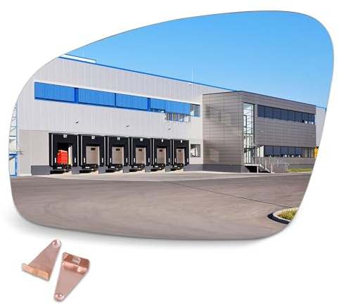 Alkar 6471559 Big Model Outside Heated Aspherical Mirror Glass with Holder